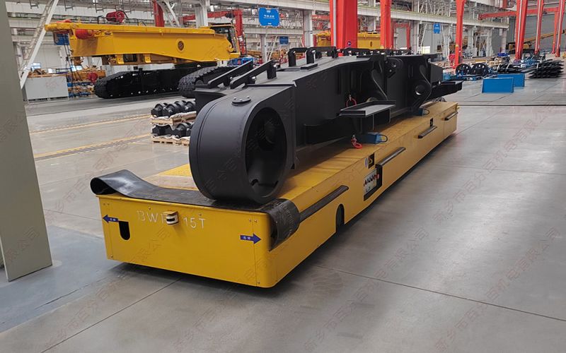 大吨位电动平车是重要的工业物料搬运设备